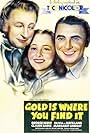 Olivia de Havilland, Claude Rains, and George Brent in Gold Is Where You Find It (1938)