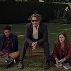 Johnny Depp, Zoey Deutch, and Devon Terrell in The Professor (2018)