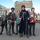 Karl Rice, Ferdia Walsh-Peelo, Mark McKenna, Ben Carolan, Percy Chamburuka, and Conor Hamilton in Sing Street (2016)