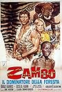 Gisela Hahn and Brad Harris in Zambo, King of the Jungle (1972)