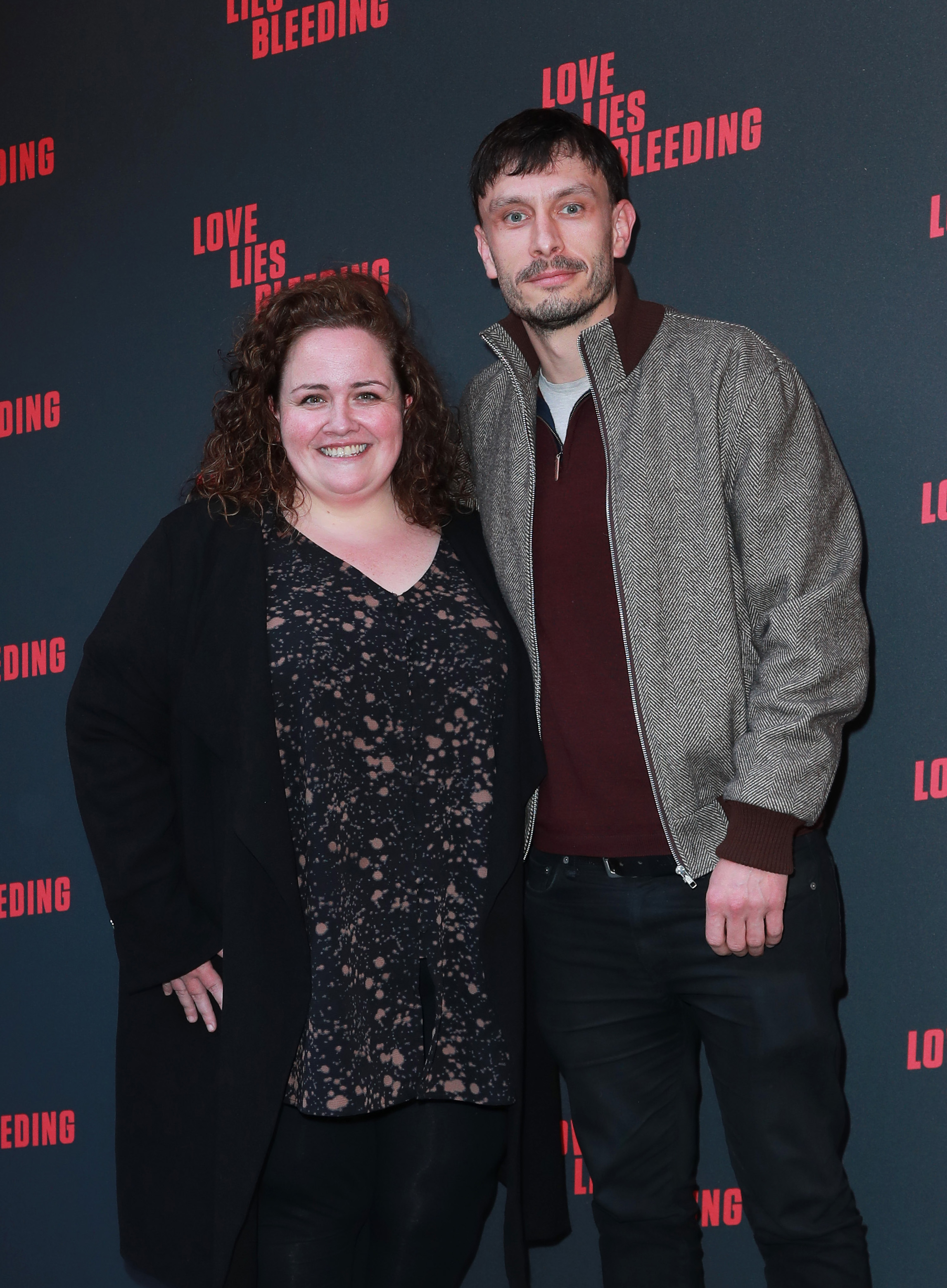 Jessica Gunning and Richard Gadd at an event for Love Lies Bleeding (2024)