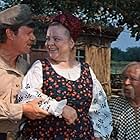 Zoya Fyodorova, Evgeniy Lebedev, and Mikhail Pugovkin in Wedding in Malinovka (1967)