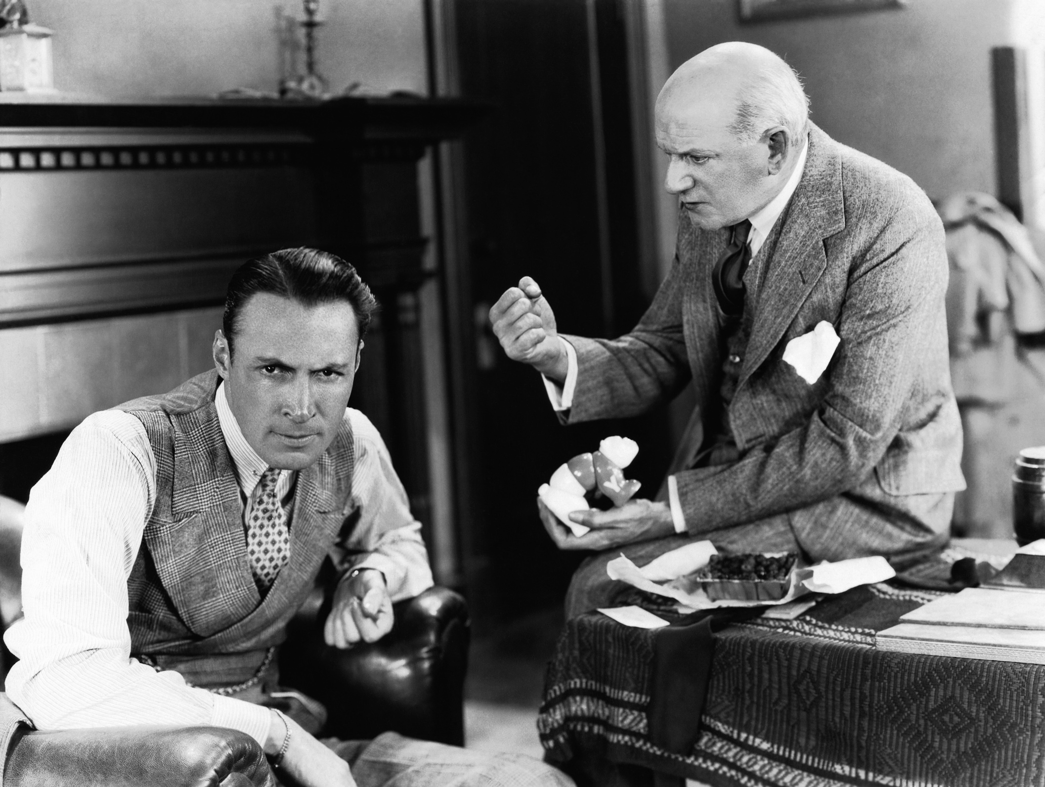Joseph Cawthorn and Rod La Rocque in Hold 'Em Yale (1928)