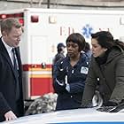 Regina Taylor, Diego Klattenhoff, and Mozhan Navabi in The Blacklist (2013)