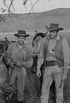 James Arness, James Dobson, and Dennis Weaver in Gunsmoke (1955)