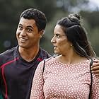 Madeleine Sami and James Rolleston in The Breaker Upperers (2018)