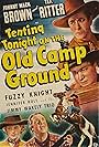 Johnny Mack Brown, Jennifer Holt, Fuzzy Knight, and Tex Ritter in Tenting Tonight on the Old Camp Ground (1943)