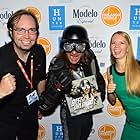 Winner of the "Best Local Filmmaker" by the Orlando Weekly. Photographed with wife Melanie Shea and Orlando Super Hero MASTER LEGEND.