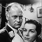 Curd Jürgens and Marianne Koch in The Devil's General (1955)