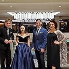 Angela DiMarco, David S. Hogan, Bill Oberst Jr., and Sanae Loutsis at an event for The Parish (2019)
