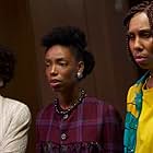 Yaani King Mondschein, Lena Waithe, and Elle Lorraine in Bad Hair (2020)