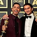 Riz Ahmed and Aneil Karia at an event for The Oscars (2022)