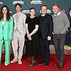 Justus von Dohnányi, Anke Engelke, Sönke Wortmann, Florian David Fitz, and Nilam Farooq at an event for Locked-in Society (2022)