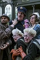 John DeSantis, Jacqueline Robbins, Joyce Robbins, Matty Cardarople, and Usman Ally in A Series of Unfortunate Events (2017)