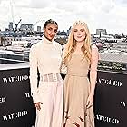 Dakota Fanning and Ishana Shyamalan at an event for The Watchers (2024)