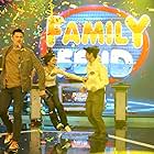 Dingdong Dantes, Marco Masa, and Ashley Sarmiento in Family Feud Philippines (2022)