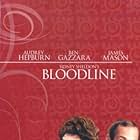Audrey Hepburn and Ben Gazzara in Bloodline (1979)