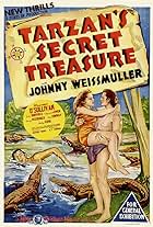 Maureen O'Sullivan and Johnny Weissmuller in Tarzan's Secret Treasure (1941)