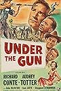 Richard Conte, Sam Jaffe, John McIntire, Shepperd Strudwick, and Audrey Totter in Under the Gun (1951)