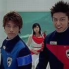 Ryûji Sainei, Tsuyoshi Hayashi, and Risa Yoshiki in Tokusou Sentai Dekaranger (2004)