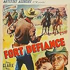 Peter Graves and Tracey Roberts in Fort Defiance (1951)