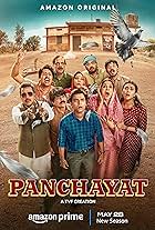 Neena Gupta, Pankaj Jha, Raghubir Yadav, Chandan Roy, Sanvikaa, Sunita Rajwar, Durgesh Kumar, Faisal Malik, and Jitendra Kumar in Panchayat (2020)