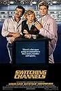 Burt Reynolds, Kathleen Turner, and Christopher Reeve in Switching Channels (1988)