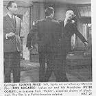 Dirk Bogarde, Peter Copley, and Dennis Price in Victim (1961)