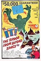 Ray Corrigan, Shirley Patterson, and Marshall Thompson in It! The Terror from Beyond Space (1958)