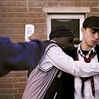 Noel Clarke, Adam Deacon, and Femi Oyeniran in Kidulthood (2006)