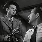 Humphrey Bogart and Clifton Young in Dark Passage (1947)