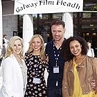 Amy-Joyce Hastings, Donna Anita Nikolaisen, Charlene Gleeson, and Michael O'Kelly at an event for QED (2017)