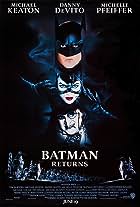 Michelle Pfeiffer, Danny DeVito, Michael Keaton, and Christopher Walken in Batman Returns (1992)