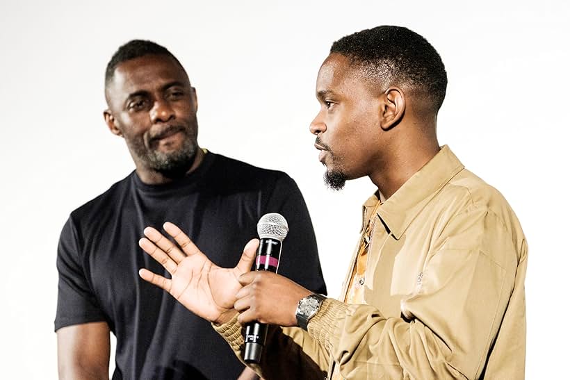 Idris Elba and Aml Ameen at an event for Yardie (2018)