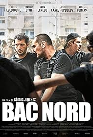 Gilles Lellouche, François Civil, and Karim Leklou in BAC Nord (2020)