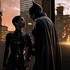Robert Pattinson and Zoë Kravitz in The Batman (2022)