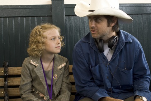 Dakota Fanning and John Gatins in Dreamer (2005)