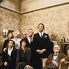 Nicolas Cage, Cher, Danny Aiello, Olympia Dukakis, Julie Bovasso, Feodor Chaliapin Jr., Vincent Gardenia, and Louis Guss in Moonstruck (1987)