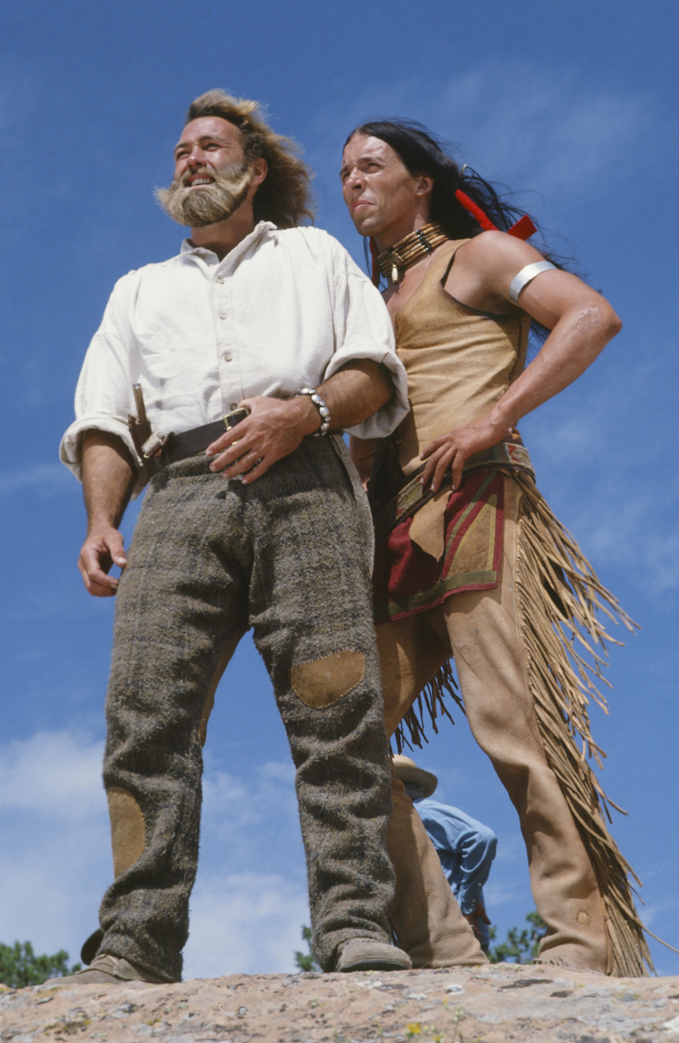 Dan Haggerty and Don Shanks at an event for The Life and Times of Grizzly Adams (1974)