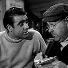 Sean Connery and Wensley Pithey in Hell Drivers (1957)