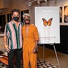 Casey Dolkas and Trell Thomas at pre-release screening of Lionsgate's ANTEBELLUM on September 8th 2020.