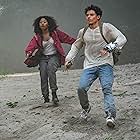 Dominique Fishback and Anthony Ramos in Transformers: Rise of the Beasts (2023)