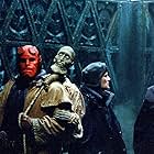 Ron Perlman, Jeffrey Tambor, and Brian Caspe in Hellboy (2004)