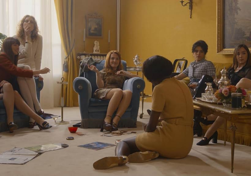 Annabelle Belmondo, Hafsia Herzi, Joséphine de La Baume, and Garance Marillier in Madame Claude (2021)