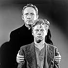 Spencer Tracy and Mickey Rooney in Boys Town (1938)