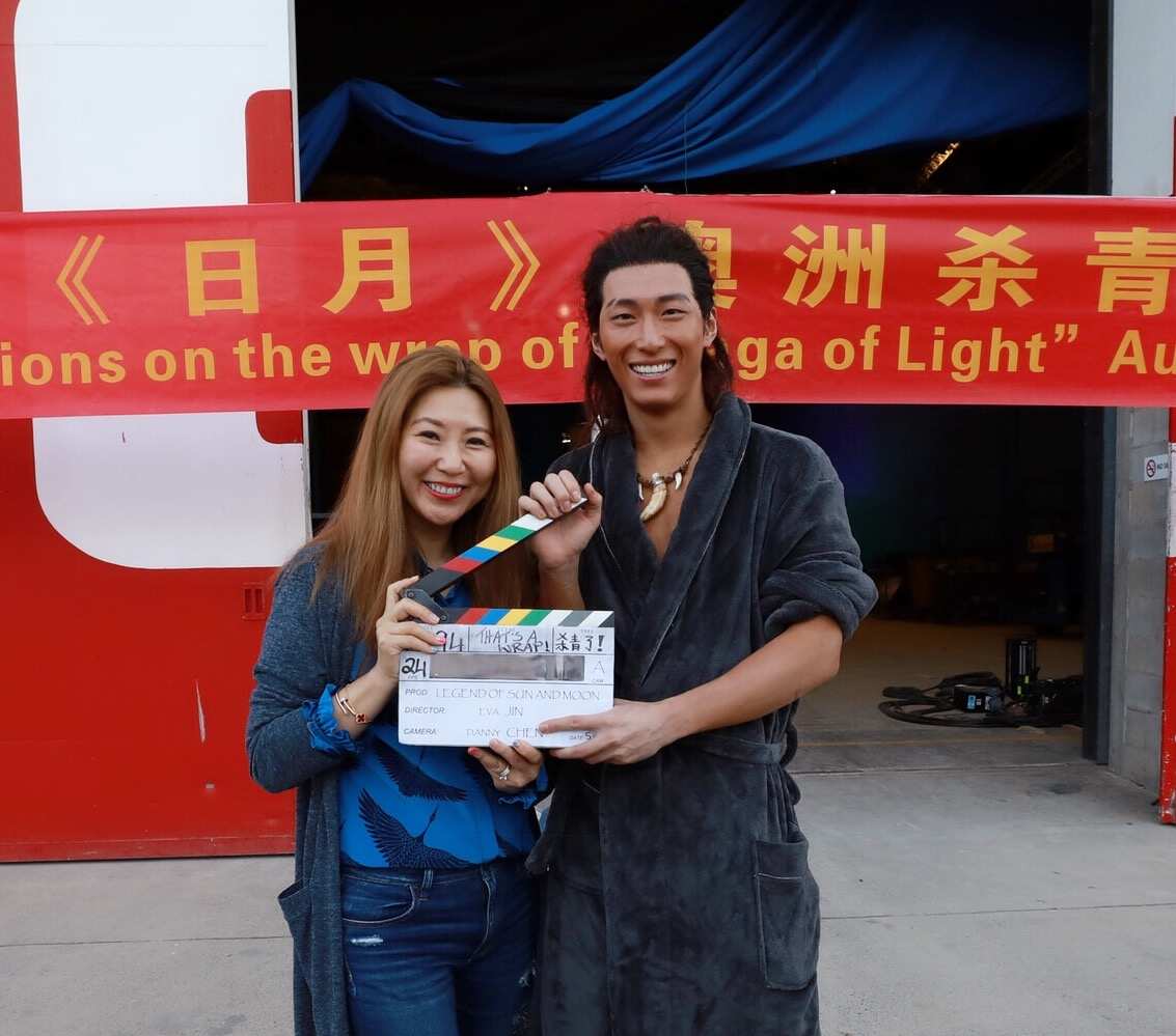 Eva Jin and Shawn Dou in Legend of Sun and Moon