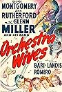 Glenn Miller, Cesar Romero, Lynn Bari, Carole Landis, George Montgomery, Ann Rutherford, and Glenn Miller and His Orchestra in Orchestra Wives (1942)