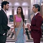 Karan Singh Grover, Erica Fernandes, and Parth Samthaan in Anurag Targets Mr. Bajaj (2019)
