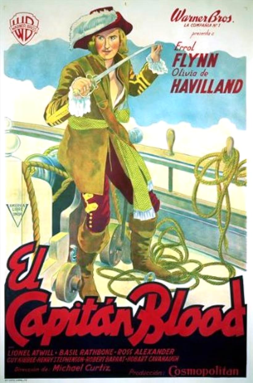 Errol Flynn in Captain Blood (1935)