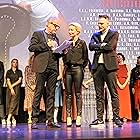 Karina Smulders, Ben Sombogaart, and Dries Vos at an event for Women of the Night (2019)